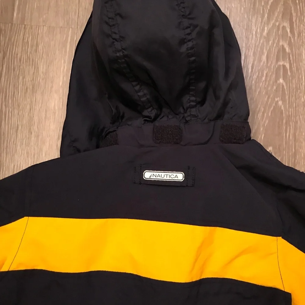 Nautica Hideaway Hood Windbreaker Jacket‎ Toddler Boy’s Size 2T​